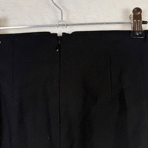 Rag & Bone Lamb Leather Front / Stretch Back Moto Pants Black Back Zip Size 2 - Picture 5 of 14